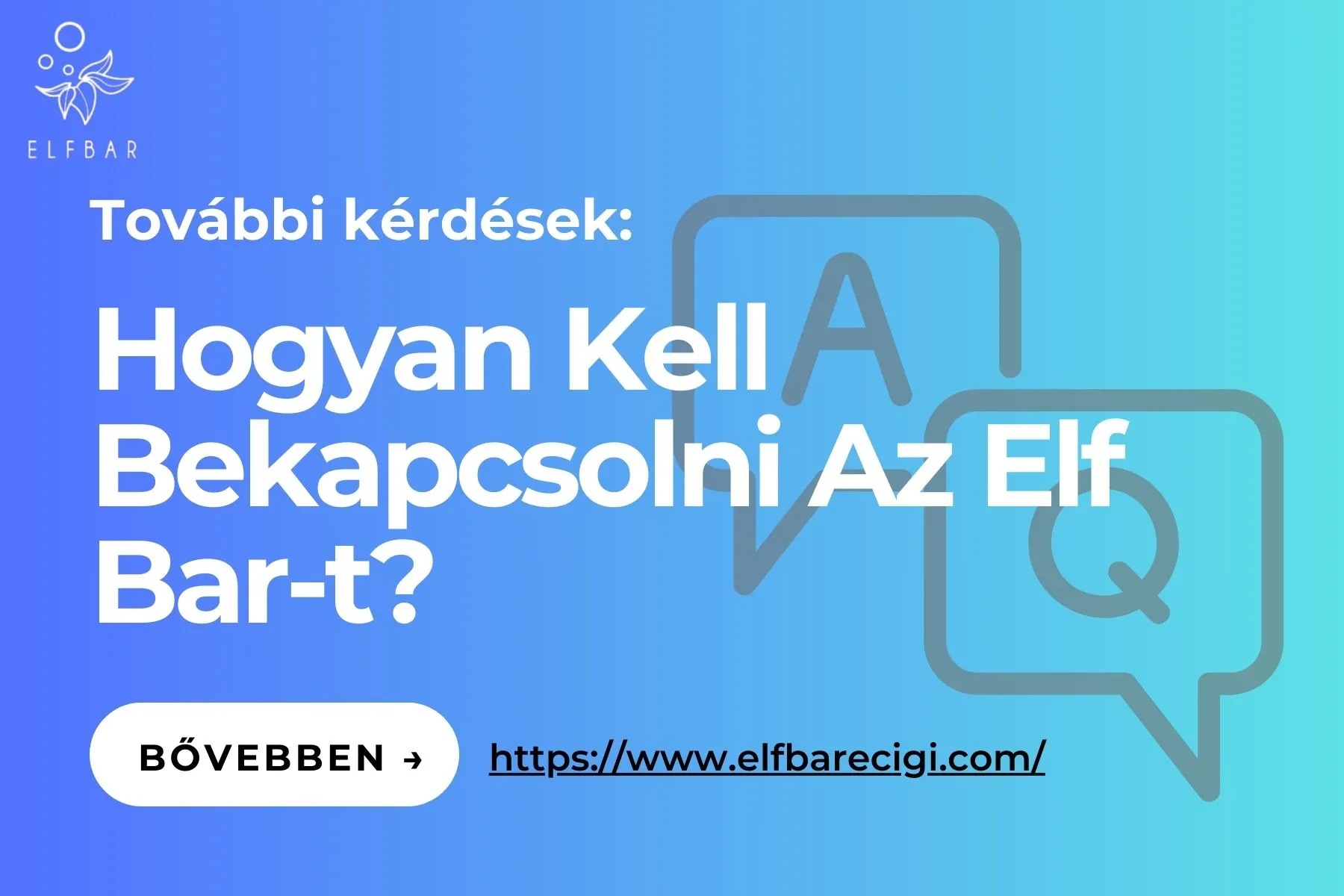 Hogyan Kell Bekapcsolni Az Elf Bar-t?