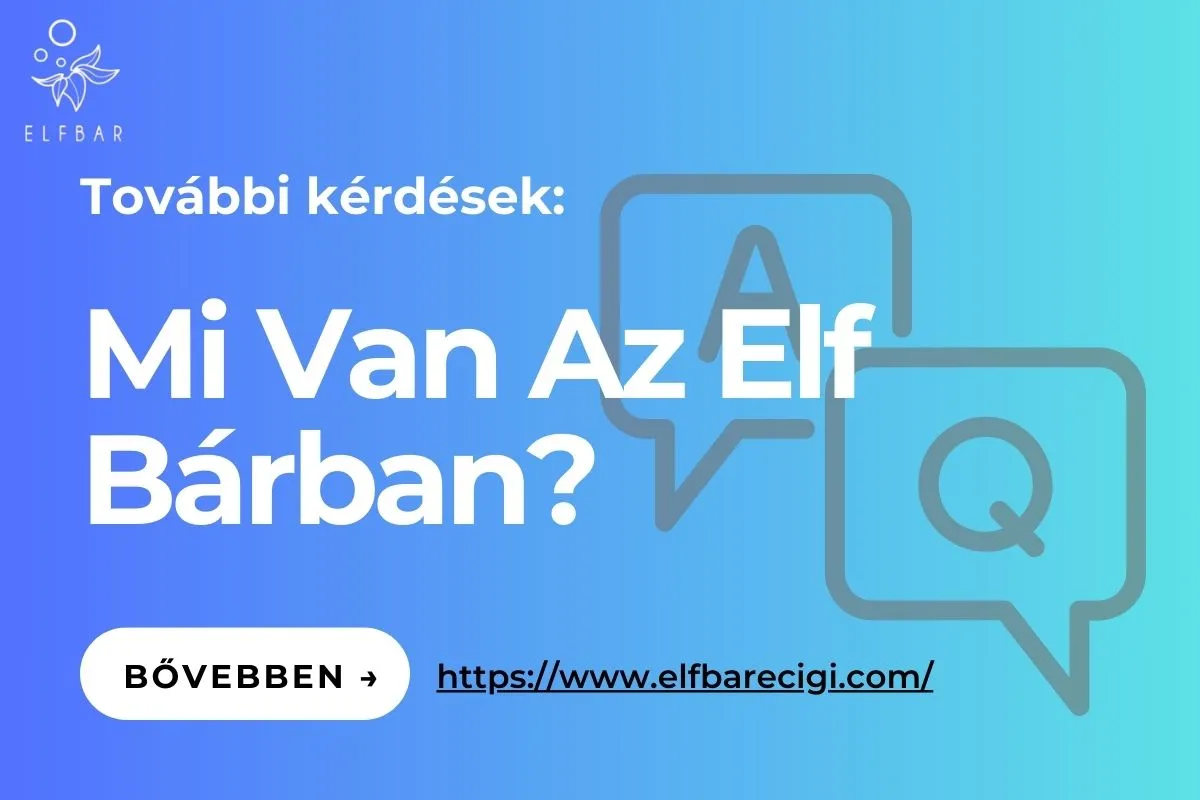 Mi Van Az Elf Bárban?