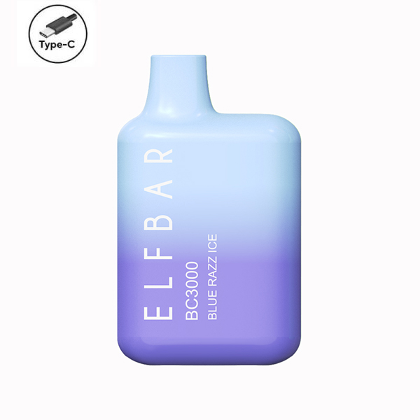 elf bar bc3000 blue razz ice